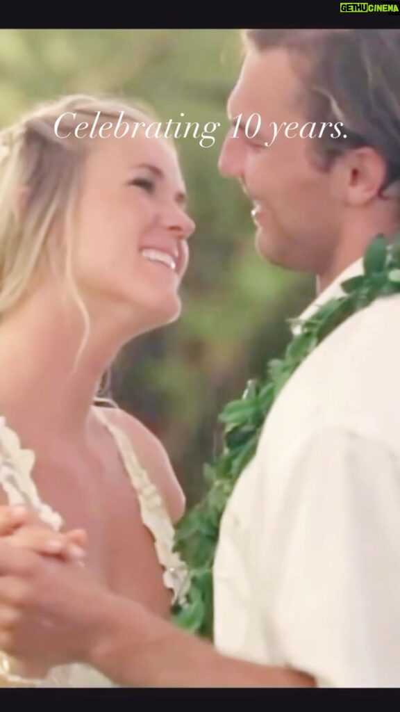 Bethany Hamilton Instagram - Celebrating 10 years today😭🥰🤗 What therefore God has joined together, let not man separate. Feeling deeply grateful for this milestone in our marriage. I love sharing life with my husband Adam and I’m so grateful for where we are today. It is such a blessing to be his wife. A little about what I’ve learned on this journey so far. Sharing life with my best friend is amazing. We need the grace of God to carry us through. And we need to live out that grace towards one another. Marriage is not for the faint in heart. Commitment is something that seems to be misunderstood today. There will be challenges but they are so worth working through. When you say for better, for worse, for richer, for poorer, in sickness and in health, to love and to cherish, until we are parted by death. This is real. Looking forward to continuing this love and doing life together and raising our beautiful children together! ♥️♥️♥️