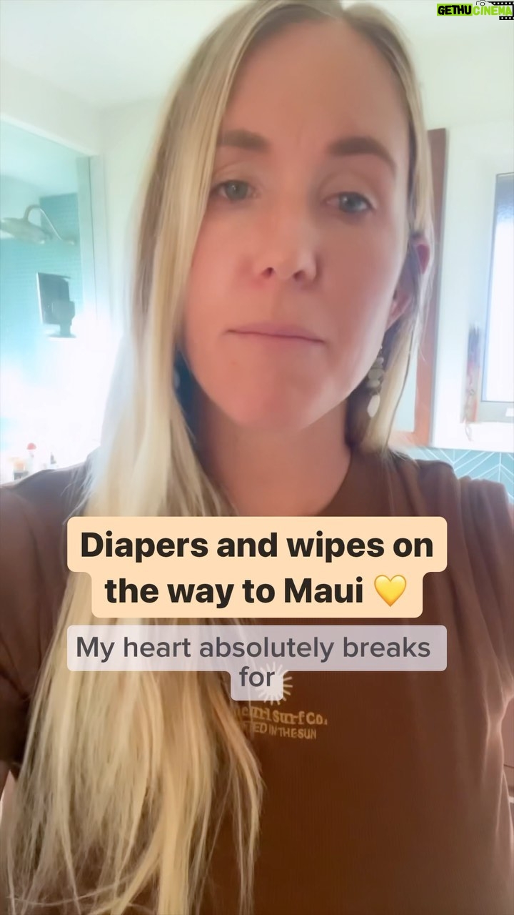 Bethany Hamilton Instagram - What’s happening to the community in Maui is absolutely heartbreaking and unimaginable. I can’t even imagine loosing everything over night and how hard the journey forward will be. I am honored to partner with @everylifeco - not only are they praying but they are sending their diapers and wipes to @kingsmaui in Maui to help families who have lost everything due the devastating catastrophy. King’s Cathedral has transformed into a sanctuary and shelter for numerous families, stretching their assistance throughout the entire island. As the demands go on, EveryLife is dedicated to stepping in and continuously providing essential supplies to the family’s in Maui. But they need your help! Through the end of August, every ‘Buy For A Cause’ bundle purchased will go directly to King’s Cathedral so more families can be reached. Head to everylife.com for more details. Let’s keep Maui strong! Aloha! #mauistrong #prayformaui