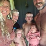 Bethany Hamilton Instagram - Photo dump from life lately! The brother love is so sweet💛 Raging summer 🌅 Sweet girl dad moments 💖 Boys making their own food🍽 Snuggles and lots of cards and games! ♣️♥️🤗