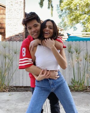 Bethany Mota Instagram - Happy 3 year anniversary to my best friend and soul mate 🥰 i love you with all my heart honey ♥️ also this post is making me realize we should take more pictures together. 😆😘