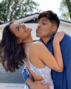 Bethany Mota Instagram - Happy 3 year anniversary to my best friend and soul mate 🥰 i love you with all my heart honey ♥️ also this post is making me realize we should take more pictures together. 😆😘