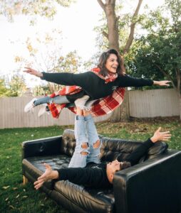 Bethany Mota Instagram - Me and my best friend. Who I am also crazy in love with and get to call my boyfriend, lover, and super hero. #iloveyousleepy8 🥰💙 📸: @tea.ah