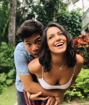 Bethany Mota Instagram - Throwback to last week 🌴💕beautiful memories! Also, this is probably what our faces actually looked like every time we saw a shave ice stand 😋🍧💦