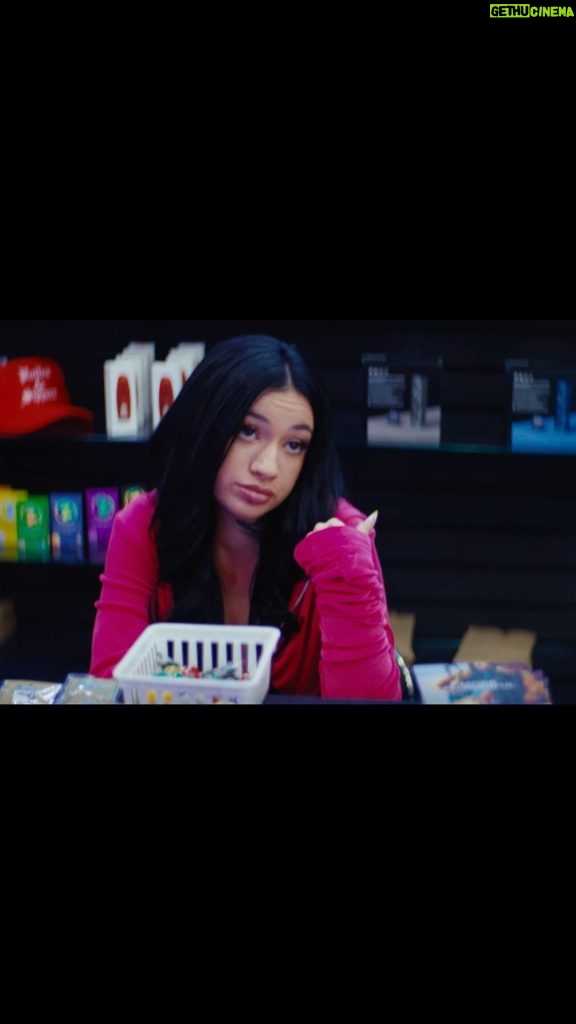 Bhad Bhabie Instagram - I have a tiny part in a really funny movie @drugstorejune my friend @nickgoossen directed and wrote with shady ass @esthermonster who is just as pregnant as I am rn. Go watch it now before we give birth 🐣link in bio