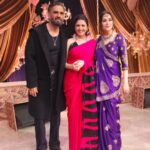 Bhagyashree Instagram - Watch us in Dance deewane on @colorstv at 9.30pm today #entertainment #dancedeewane #funshoot #funtimes Stylist - @roshni0819 Outfit - @swtantraofficial x @entertainmenttleo9 Jewellery - @jewelryaccent Makeup @elvismakeupartist Hair @sunny_hairr