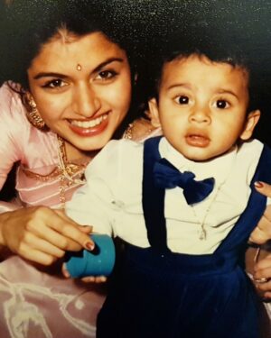 Bhagyashree Instagram - To my "Son"shine... Happy Birthday.

Here's to the naughty smiles, dimpled cheeks, the eternal prankster rolled into one.
& Here's to the sauve, super disciplined, focused man you have become.

The turnaround from that mischevous imp to the young gentleman🤗 
The change has many memories close to my heart.....and you make me proud each day.
Thank you for lighting up my life. Love you betaji ❤️🥰

#myson  #sonlove #birthdayboy #birthday #blessings #gratitude
