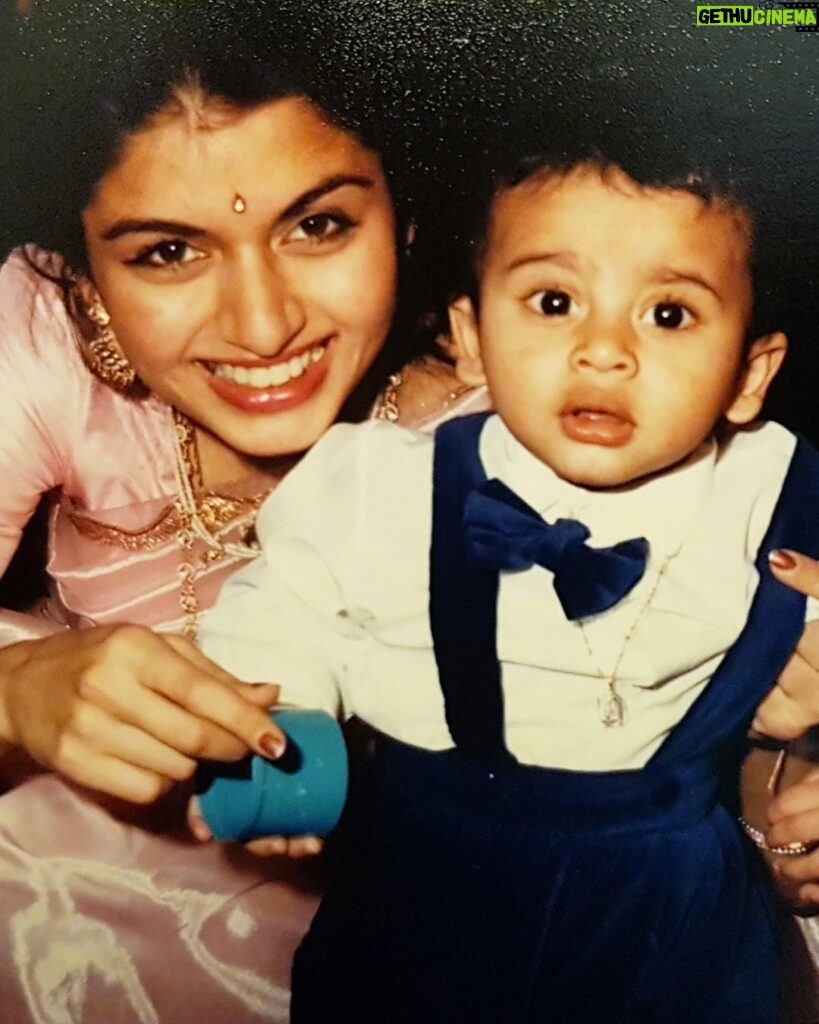 Bhagyashree Instagram - To my "Son"shine... Happy Birthday. Here's to the naughty smiles, dimpled cheeks, the eternal prankster rolled into one. & Here's to the sauve, super disciplined, focused man you have become. The turnaround from that mischevous imp to the young gentleman🤗 The change has many memories close to my heart.....and you make me proud each day. Thank you for lighting up my life. Love you betaji ❤️🥰 #myson #sonlove #birthdayboy #birthday #blessings #gratitude