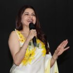 Bhagyashree Instagram - To our school we are proud to belong : Jamnabai Narsee School. The best award one can get is when you are called as a speaker to your school, it is an acknowledgement of your achievement. Not as an actor but to address the teachers and faculty for their wellness program. I went up on stage beaming like a little girl. Thank you @urvashi.thacker for having the trust and belief in me. @jamnabai.narsee.school #myschool #jamnabainarseeschool #teachers #proudtobelong #speaker #health #healthprogram