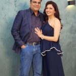 Bhagyashree Instagram – My kinda #mondayblues !
#hubbynme #blue #feelingblue #mine @himallay27