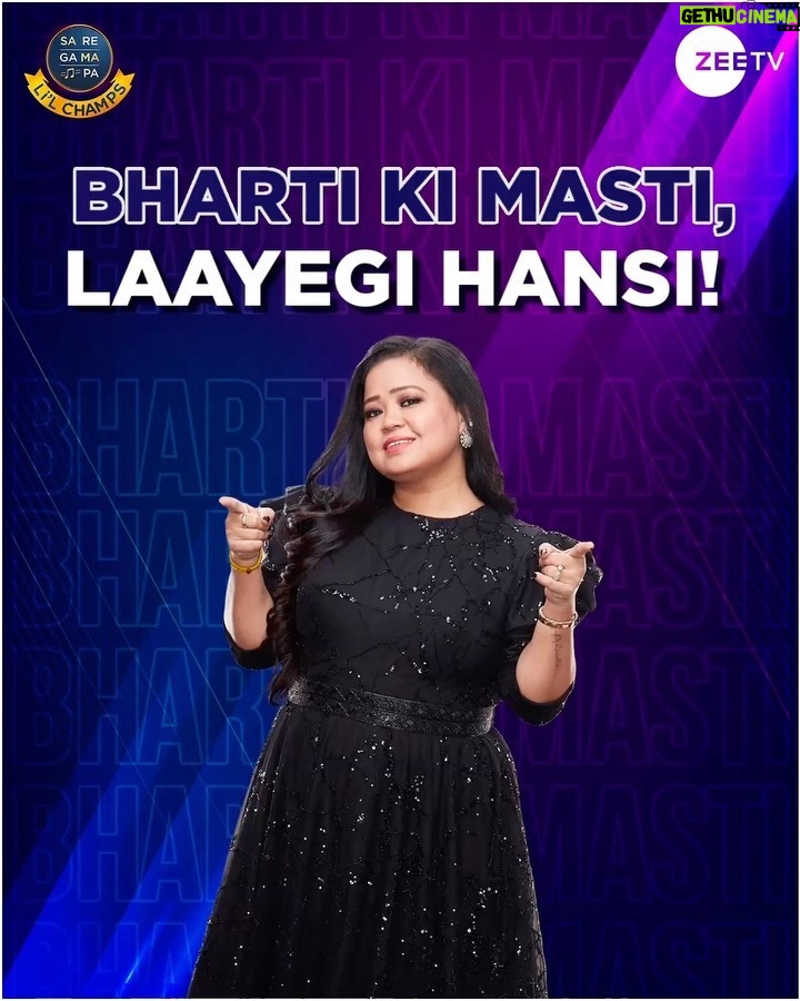 Bharti Singh Instagram - Dekhkar #BhartiSingh ki masti, nahi rok paayenge aap bhi apni hansi! Dekhiye #SRGMPLilChamps, Sat-Sun, raat 9 baje, sirf #ZeeTV par. #TheDancingHeroes #FathersSpecial #ZeeTVReels #ZeeOnTheGoReels @anumalikmusic @bharti.laughterqueen @neetimohan18 @shankar.mahadevan @fullscreenentertainment @tusshark89 @iamseeratkapoor @_arohi_soni @bakshi.atharv @prajyot_gundale @harsh.sikandar.official @jetshen_dohna @devikasharmasinger @gadgedyaneshwari @officialatanumishra @palakshidixitofficial @rafayeasmin