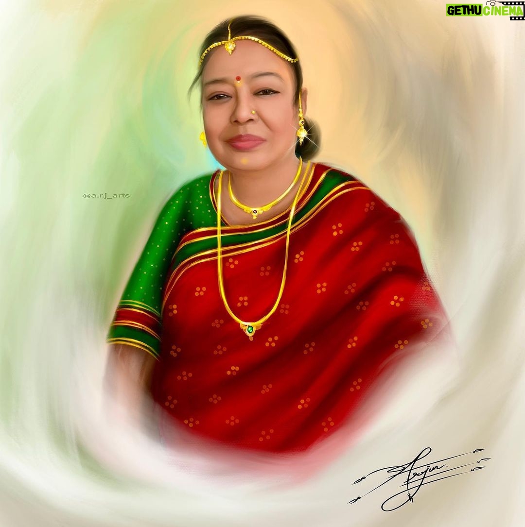 Bharti Singh Instagram - Golle ki mummy ki tarf se Bharti ki mummy ko Happy birthday ❤️Maa❤️ Love you @kamla6130 🙏🏻🧿 📸 @a.r.j_arts 😍😍😍😍