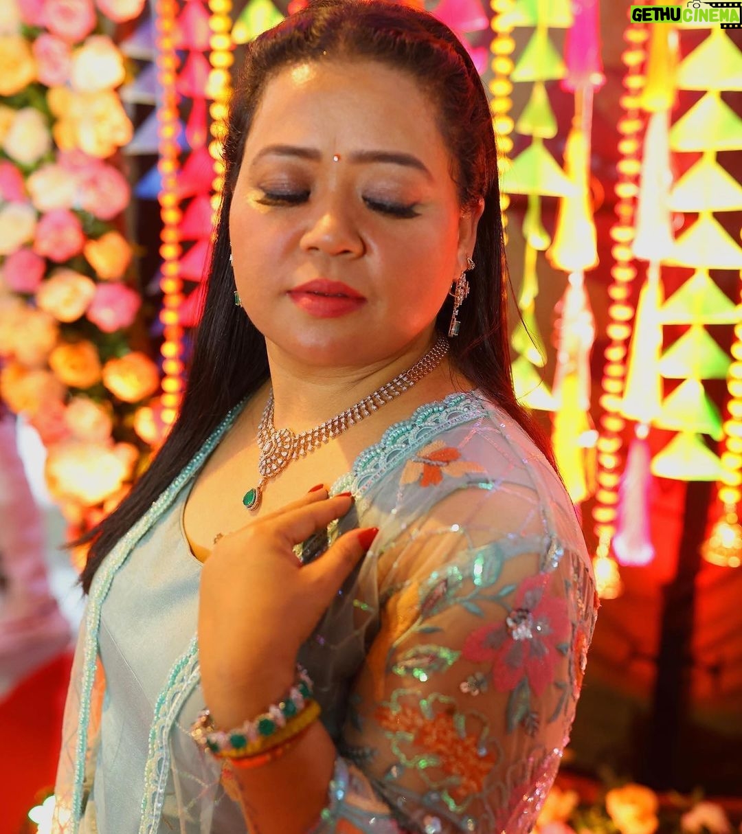 Bharti Singh Instagram - ❤️ styled by- @harshalds jewellery by- @gehnajewellers1 PR: @dinky_nirh