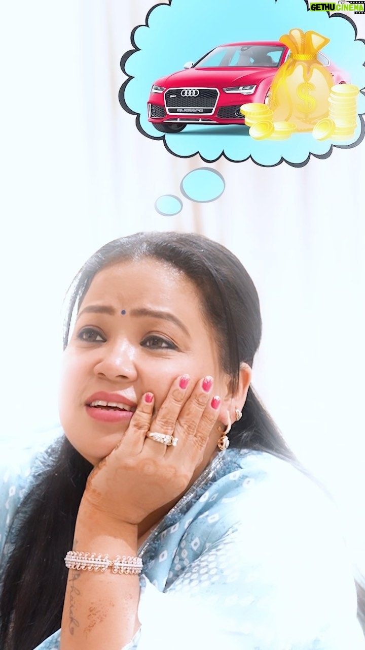 Bharti Singh Instagram - No gifts from Harsh this year🥰 The #DreamDiwaliOffer🔥is live on @Dream11 . Make your teams to get these rewards: 🚗6 Audi Cars to winners of each country’s leaderboard. 🤩11 Lakhs of Gold daily to the winner on the leaderboard. 💥25% discount on mega contests of first 6 T20 ICC Men’s World Cup Matches. Matches start from 22nd October!! This game may be habit forming or financially risky. Play responsibly. #DreamDiwaliOffer #Dream11 #Ad dress by @labelishnya