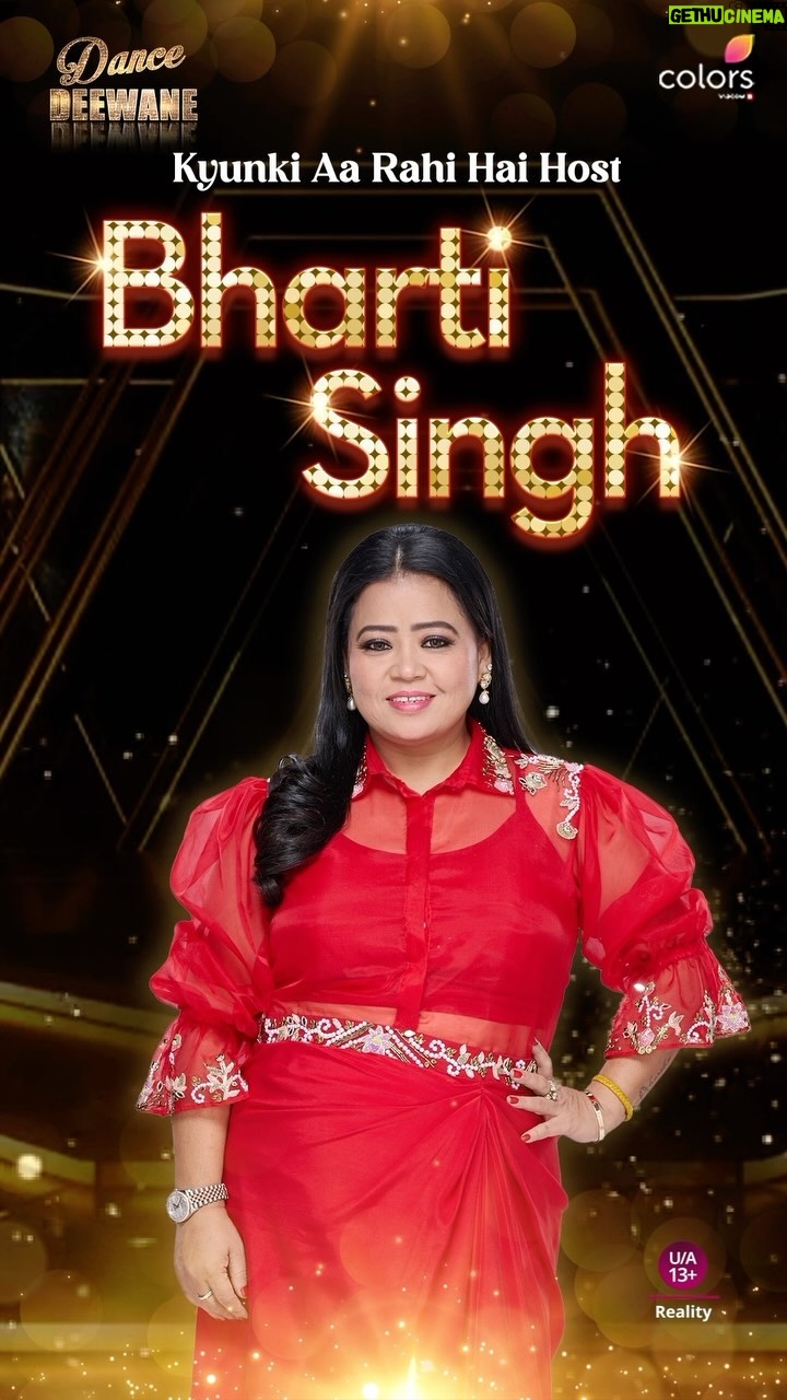 Bharti Singh Instagram - Please welcome the warmest host Bharti Singh jo aa rahi hai nikaalne sab ke dil se dance ka fear. ๐ Dekhiye #DanceDeewane 3rd February se, Sat-Sun raat 9:30 baje, sirf #Colors aur @officialjiocinema par. @bharti.laughterqueen