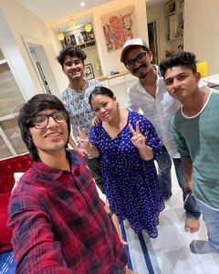 Bharti Singh Instagram - With 1 n only @bharti.laughterqueen and @haarshlimbachiyaa30 ❤️ Mumbai, Maharashtra