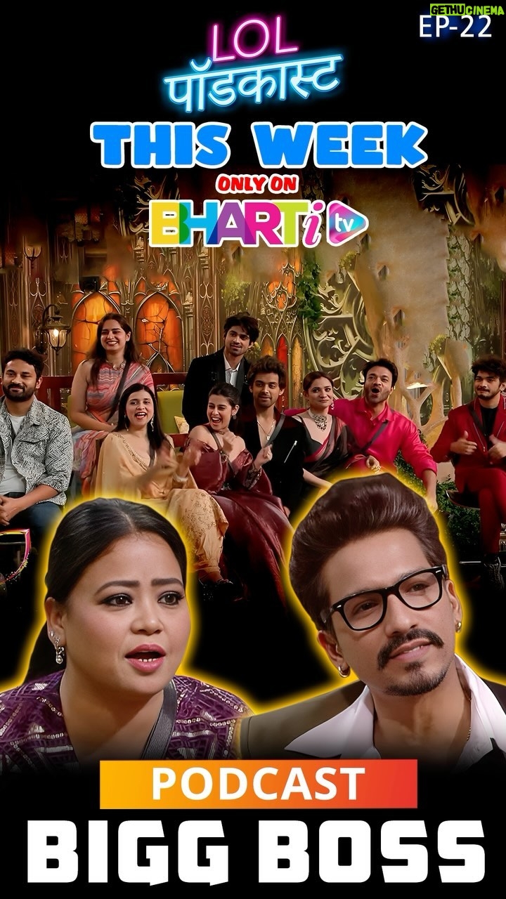 Bharti Singh Instagram - For the first time ever, a podcast is happening in the Bigg Boss house tune in now on @bhartitvnetwork YouTube channel to catch all the exclusive content! ๐ #biggboss17 #bhartisingh #haarshlimbachiyaa #colors