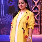 Bharti Singh Instagram – ❤️love❤️
#blessed #love #ganpatibappamorya #kkk

Outfit: @rosemarybybehno 
Styled by: @dinky_nirh