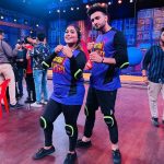 Bharti Singh Instagram – Finally show done #khatrakhatrakhatra with @bharti.laughterqueen @saajzofficial @punitjpathakofficial 
@haarshlimbachiyaa30 @colorstv @voot
Parmotion song Bechari #bechari  @timesmusichub @bigbashofficial @kkundrra @divyaagarwal_official