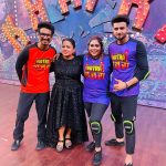 Bharti Singh Instagram – Finally show done #khatrakhatrakhatra with @bharti.laughterqueen @saajzofficial @punitjpathakofficial 
@haarshlimbachiyaa30 @colorstv @voot
Parmotion song Bechari #bechari  @timesmusichub @bigbashofficial @kkundrra @divyaagarwal_official