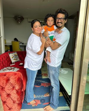 Bharti Singh Instagram - aazadi mubarak aap sab ko🤗❤️🧿😍 #proudindian #ilovemyindia #jaihind🇮🇳
