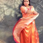 Bharti Singh Instagram - orange 🍊 😍😍😍😍 styled by- @harshalds jewellery by- @aisshprajewels jewellery managed by- @allboutcommunication hairstyles- @noorjahan2454 make-up- @vishnu9352