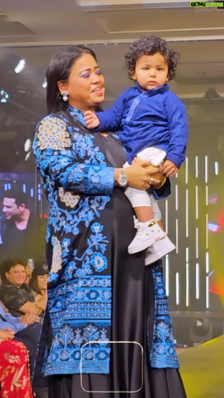 Bharti Singh Instagram - ❤️🧿 @laksh_singhlimbachiya @krushna30 @haarshlimbachiyaa30 @katsfootwear ❤️
