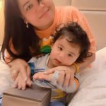 Bharti Singh Instagram – Mera chota sa valentine @laksh_singhlimbachiya ❤️