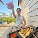 Bhavika Sharma Instagram – There’s no ‘we’ in fries 
#lovefood