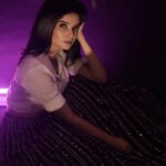 Bhavika Sharma Instagram - Got me caught up in the vibe💜 Hair & Makeup:- @shine_and_shadow_ Photography:- @smileplease_25 Outfit:- @janmaakshar