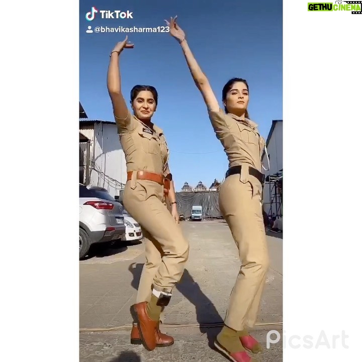 Bhavika Sharma Instagram - Because we know how to kill the time🤪#maddamsir #freetime #tiktokindia #actorslife