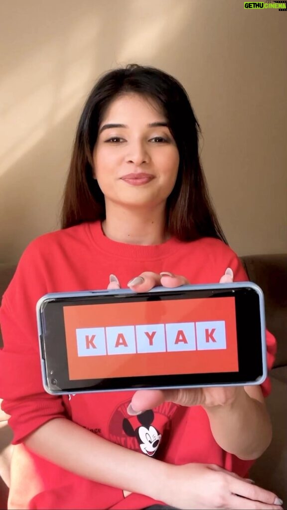 Bhavika Sharma Instagram - This the new @kayak_in travel app I make sure i check it when planning a trip because it compares price from multipe travel sites at once,so you will always find the best car,flight & hotel deal. Don’t miss out , go check their app now to save on your next trip! #ad #searchoneanddone