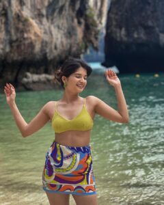 Bhavika Sharma Instagram - It doesn’t take much to be happy🫶🏻 #travel