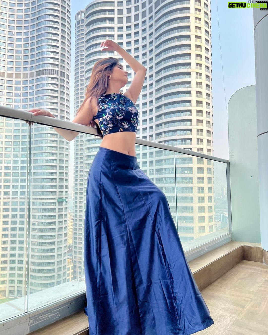 Bhavika Sharma Instagram - Feeling BLUE-TIFUL🦋 👗:- @nicknjae