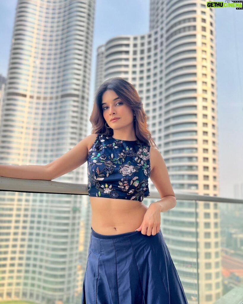 Bhavika Sharma Instagram - Feeling BLUE-TIFUL🦋 👗:- @nicknjae