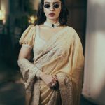 Bhumi Pednekar Instagram - Call me, Bhumi Rani ✨ . . . Wearing @toraniofficial Styled by @tanghavri Hair @hairstories_byseema Makeup ✋🏻 Clicked by @lisadsouza Glasses and bag @prerto