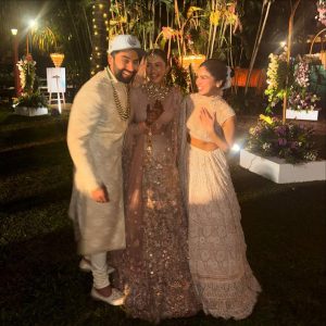 Bhumi Pednekar Instagram - I’ve never met 2 people that are so alike, just meant to be together. 
Wishing my lovelies the best life ahead ❤️
@rakulpreet @jackkybhagnani love you both so much.
Today was so magical.