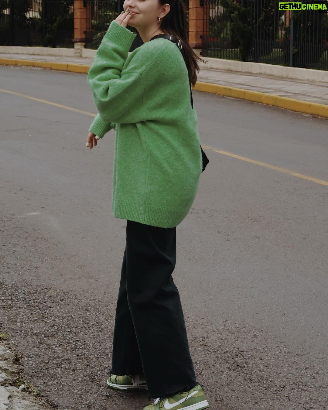 Bia Jordão Instagram - shades of green 🧃 Gramado
