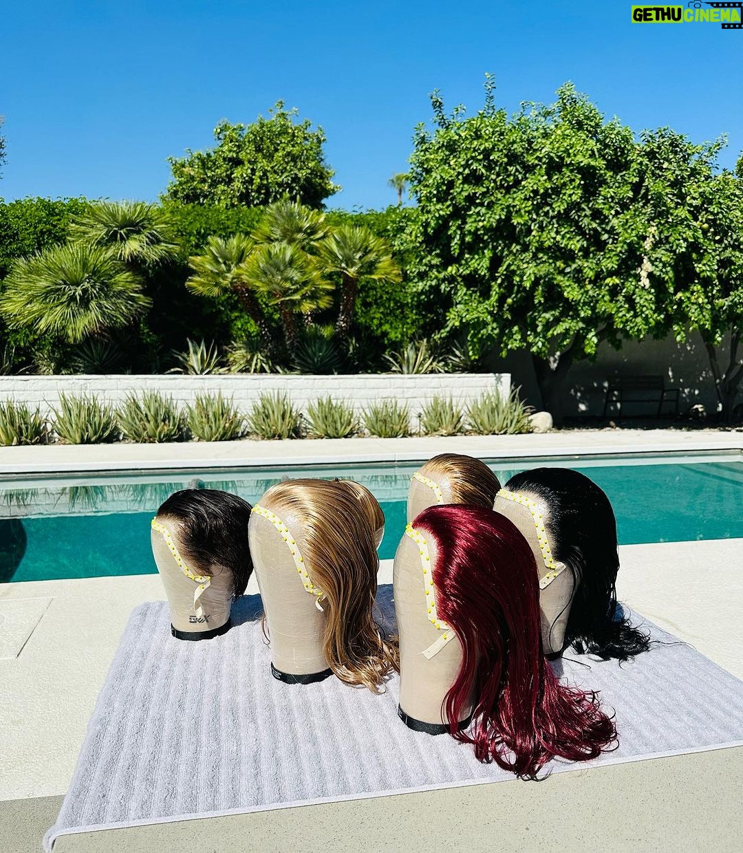Bianca Del Rio Instagram - The girls are having a “POOL DAY” ☀️ Palm Springs, California