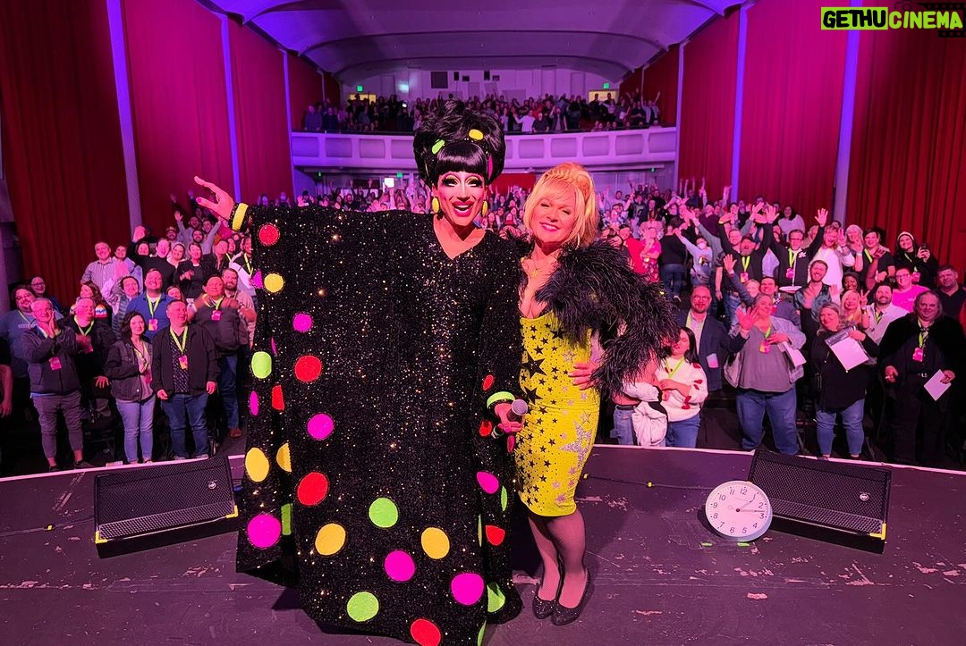 Bianca Del Rio Instagram - LIFE ON THE ROAD ……SO FAR! 🩷🧡💚 DEAD INSIDE WORLD TOUR THANK YOU SAN DIEGO PHOENIX OKLAHOMA CITY BIRMINGHAM ATLANTA WEST PALM BEACH ORLANDO RALEIGH RED BANK