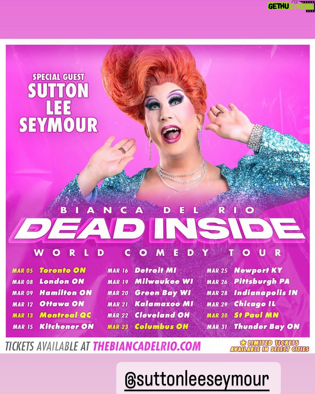 Bianca Del Rio Instagram - ๐ฉท๐๐งก @theonlywendyho @suttonleeseymour @misssherryvine
