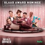 Bianca Del Rio Instagram - Belated congrats! Drag Me To Dinner was nominated for a GLAAD Media Award yesterday morning for Outstanding Reality Competition Program. The GLAAD Media Awards honor media for fair, accurate, and inclusive representations of LGBTQ people and issues. ❤️