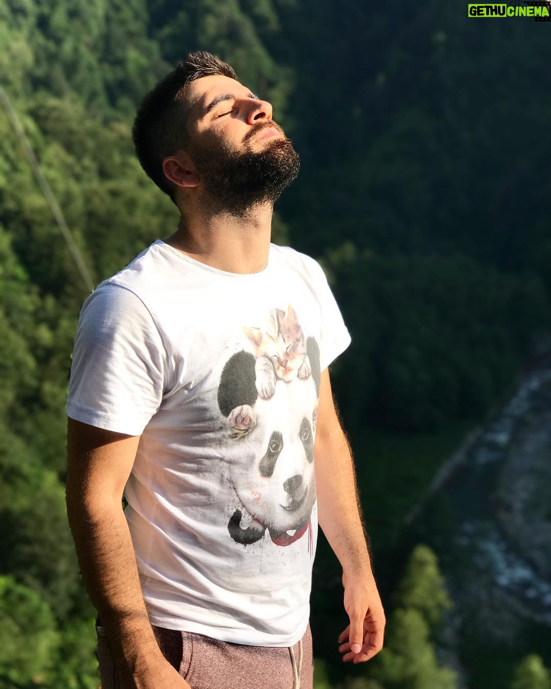 Bilal Hancı Instagram - Çektim içime tertemiz havasını bu kirli dünyanın en yeşilinde karadenizinde 🌲🌲🌲