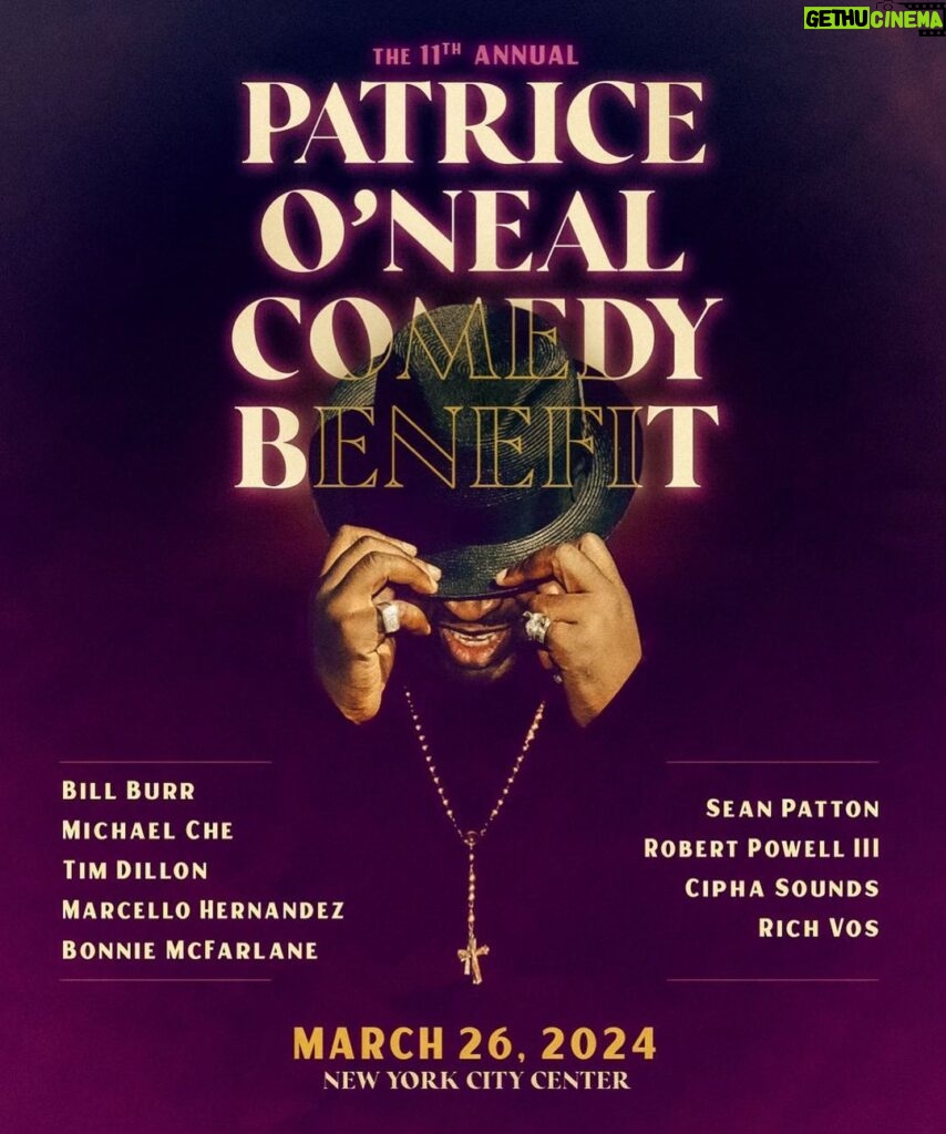Bill Burr Instagram - Join me, Michael Che, @timjdillon @marcellohdz, @bonniemcfarlane, @mrseanpatton, @robertpowell3, @ciphasounds, @richvosthelegend and a very special guest March 26th at the New York Civic Center.