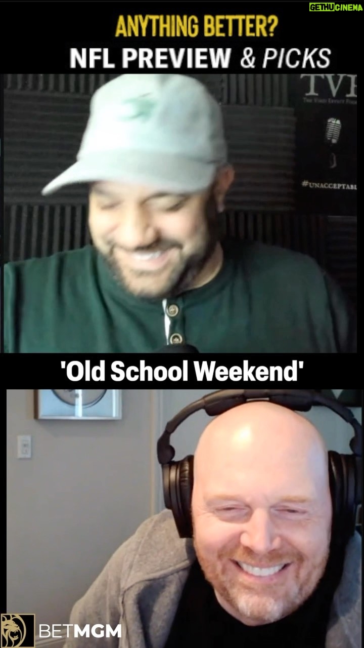 Bill Burr Instagram - ‘Old School Super Duper Wild Card Weekend’