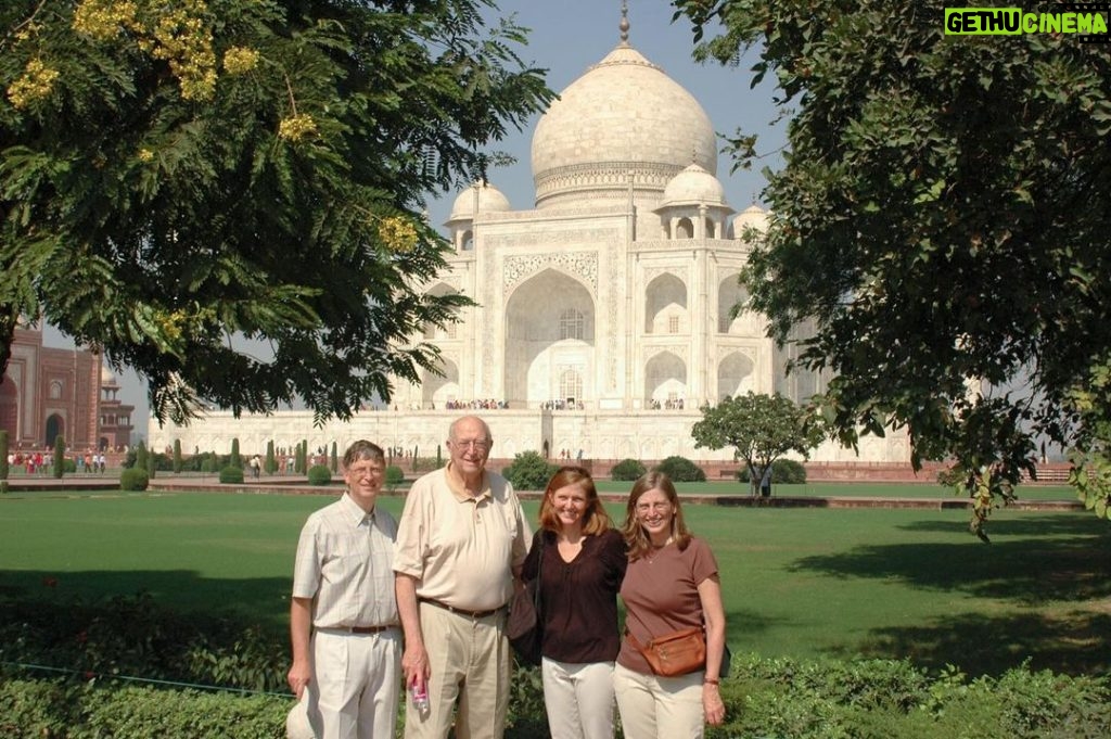 Bill Gates Instagram - I’m thinking about my dad as I get ready to visit India later this month. We had a great time on this trip in 2008.