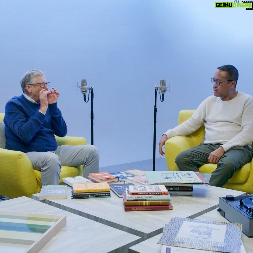 Bill Gates Instagram - I’ve been having a lot of fun making my new podcast and getting unconfused with some of the greatest thinkers and creators I know. #internationalpodcastday