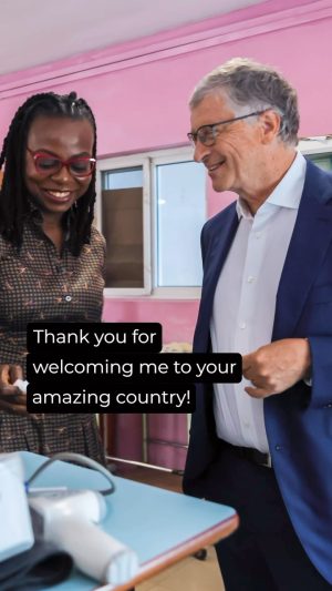 Bill Gates Instagram - I am very excited to be back in Nigeria. This is my first trip in five years and so much has changed.