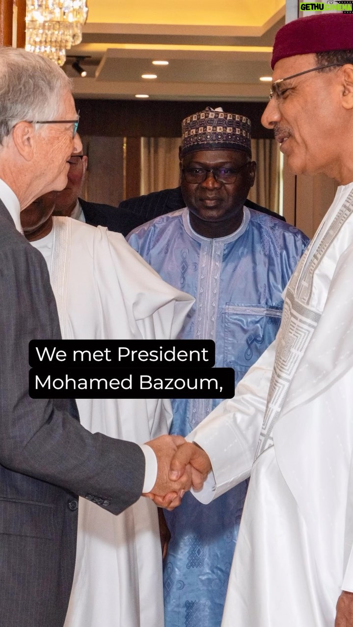 Bill Gates Instagram - Yesterday, I had a chance to visit the beautiful country of Niger for the first time.