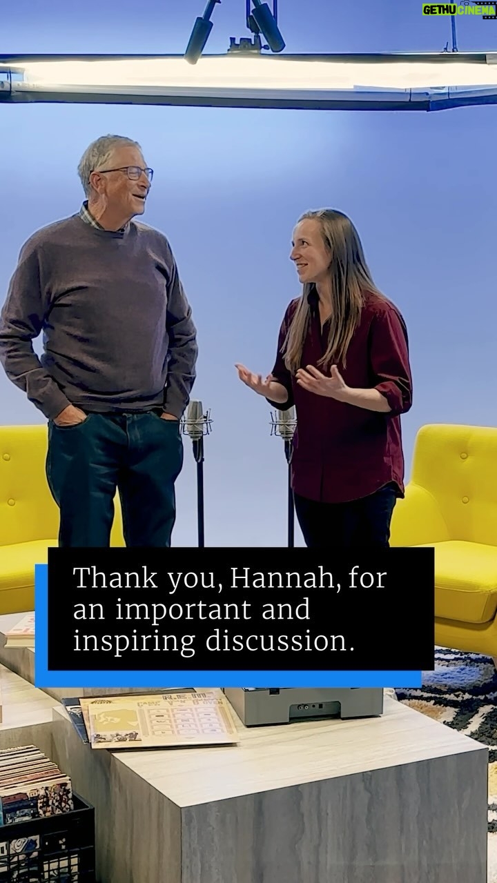 Bill Gates Instagram - When I start to feel overwhelmed by the climate challenges we face, I turn to Hannah Ritchie.