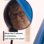 Bill Gates Instagram - India’s passion for innovation never ceases to amaze. I drove an electric rickshaw, capable of traveling up to 131km (about 81 miles) and carrying up to 4 people. It’s inspiring seeing companies like Mahindra contribute to the decarbonization of the transportation industry.